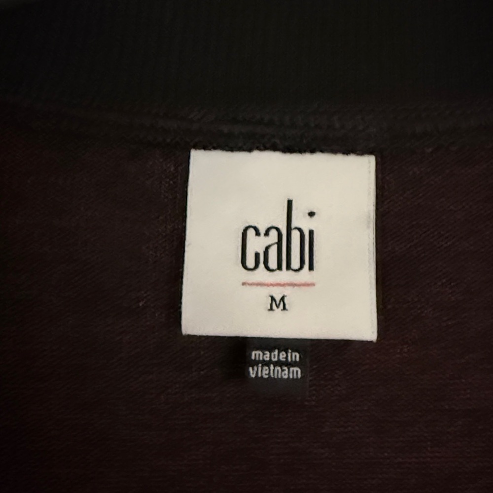 CABI NEW brush knit cuddle dress. 1/4 zip. Medium - Picture 6 of 13